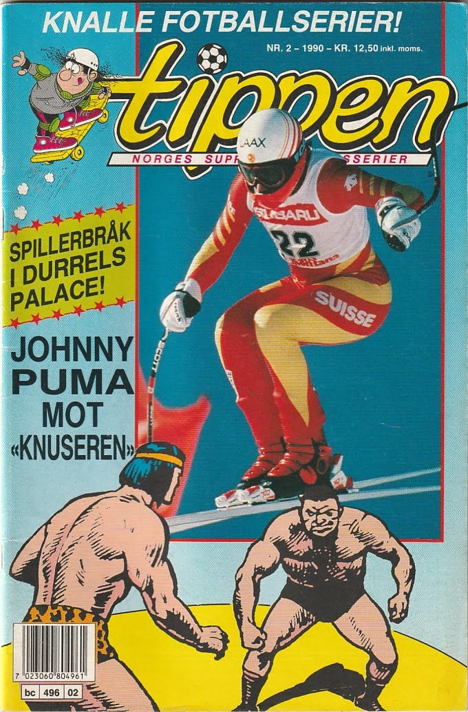 Tippen - 1990 - nr. 2, 3 og 8. Avklippet bakperm på nr. 3, ellers normale slitasjemerker og stort sett meget god stand.