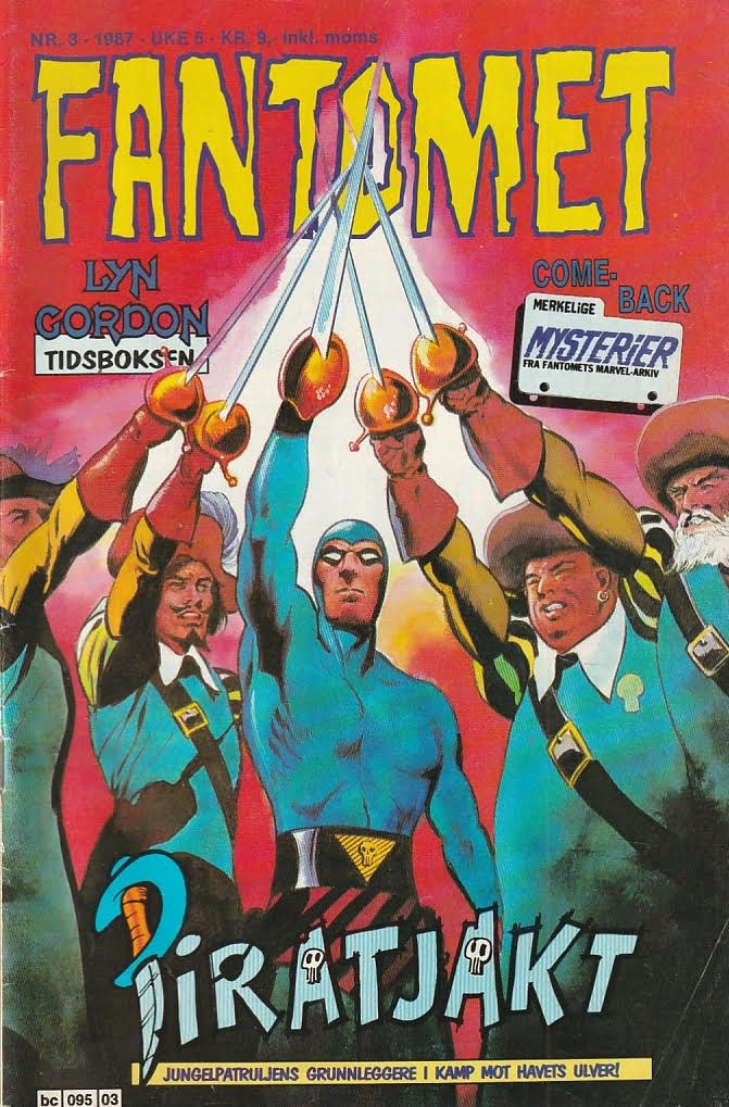 Fantomet - 1987 - nr. 3, 5 og 11. Bladene er i fra god til meget god stand. 